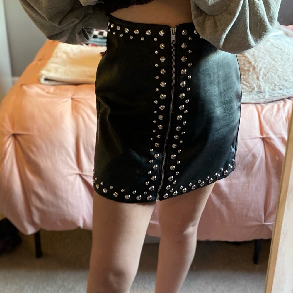 Leather Skirt